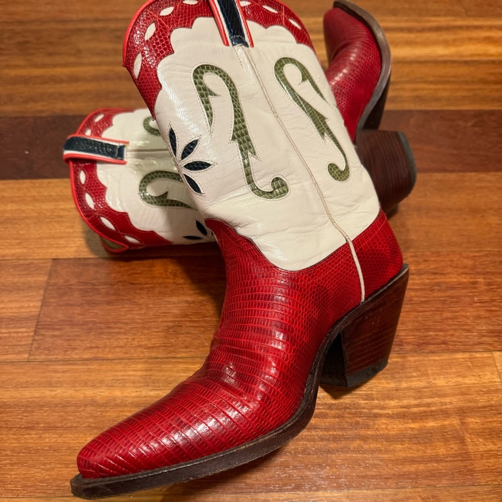 Limited edition! Artisanly handmade Spanish cowgirl boots